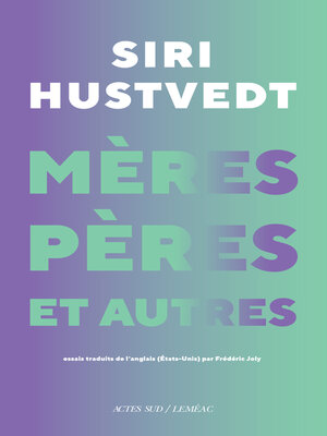 cover image of Mères, pères et autres